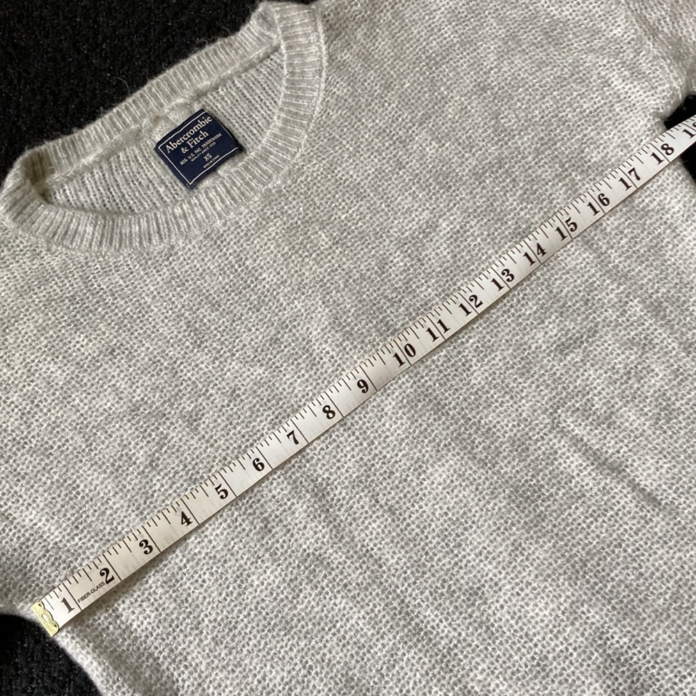 Abercrombie & Fitch Size Xs Gray Split Back Sweat… - image 6